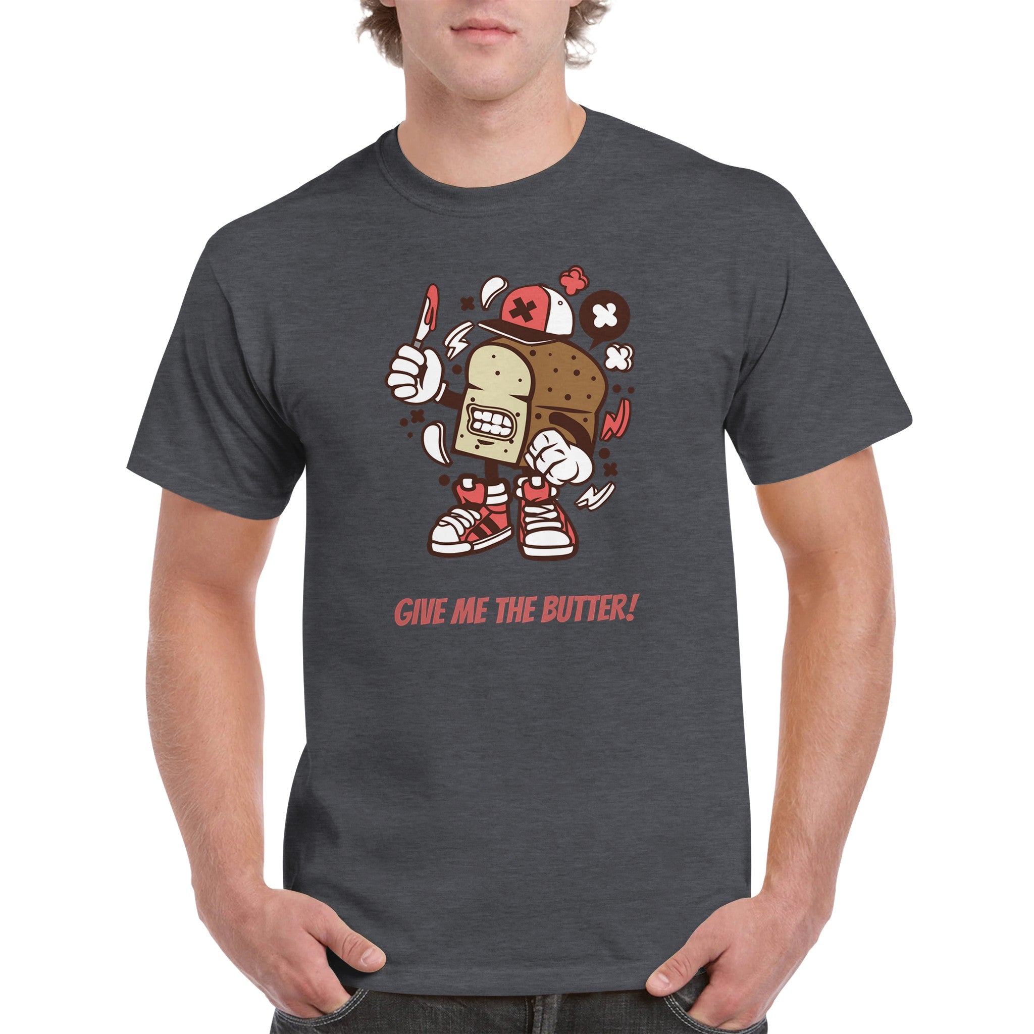 Angry Bread! Give me the Butter! - T-Shirt
